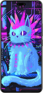 Силиконовый чехол Кот панк для Xiaomi Civi 4 Pro - 6311u-3682 изображение 