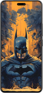 Силиконовый чехол Бэтмен для Xiaomi Civi 4 Pro - 6335u-3682 изображение 