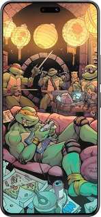 Силиконовый чехол Черепашки нинзя для Xiaomi Civi 4 Pro - 6346u-3682 изображение 