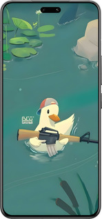 Силиконовый чехол Уточка с автоматом для Xiaomi Civi 4 Pro - 6356u-3682 изображение 