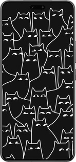 Силиконовый чехол С изображением кошек для Xiaomi Civi 4 Pro - 6470u-3682 изображение 