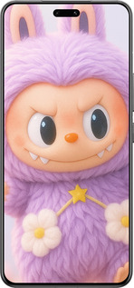 Силіконовий чехол Лабубу для Xiaomi Civi 4 Pro - 6708u-3682 изображение 