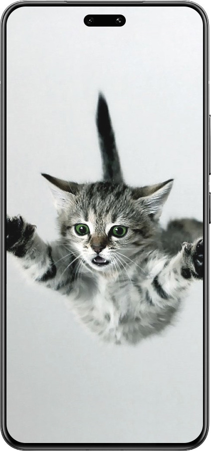 Силиконовый чехол Летящий котёнок для Xiaomi Civi 4 Pro - 2322u-3682 изображение 