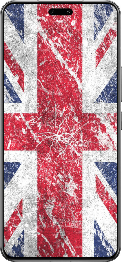 Силиконовый чехол Флаг Великобритании 1 для Xiaomi Civi 4 Pro - 386u-3682 изображение 