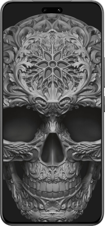 Силиконовый чехол skull-ornament для Xiaomi Civi 4 Pro - 4101u-3682 изображение 