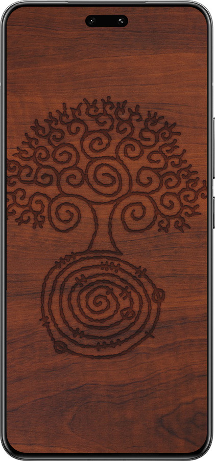 Силиконовый чехол Узор дерева для Xiaomi Civi 4 Pro - 4119u-3682 изображение 