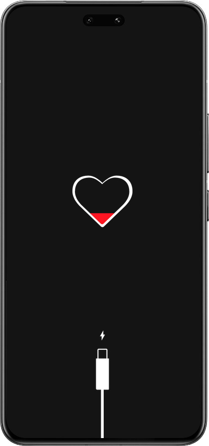 Силіконовий чехол Підзарядка серця для Xiaomi Civi 4 Pro - 4274u-3682 изображение 