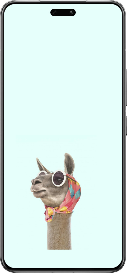 Силіконовий чехол Модна лама для Xiaomi Civi 4 Pro - 4479u-3682 изображение 