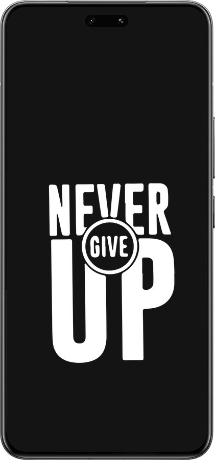 Силиконовый чехол Никогда не сдавайся для Xiaomi Civi 4 Pro - 4572u-3682 изображение 