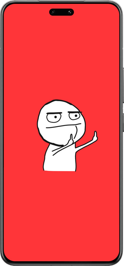 Силиконовый чехол Мем для Xiaomi Civi 4 Pro - 4578u-3682 изображение 