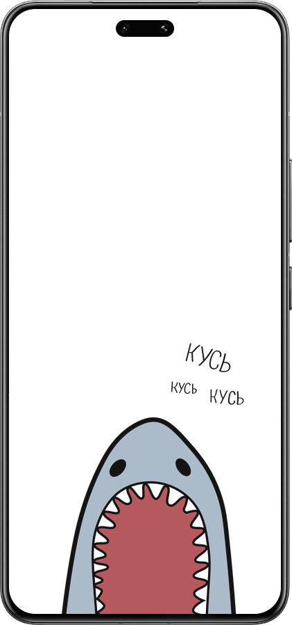 Силиконовый чехол Акула для Xiaomi Civi 4 Pro - 4870u-3682 изображение 