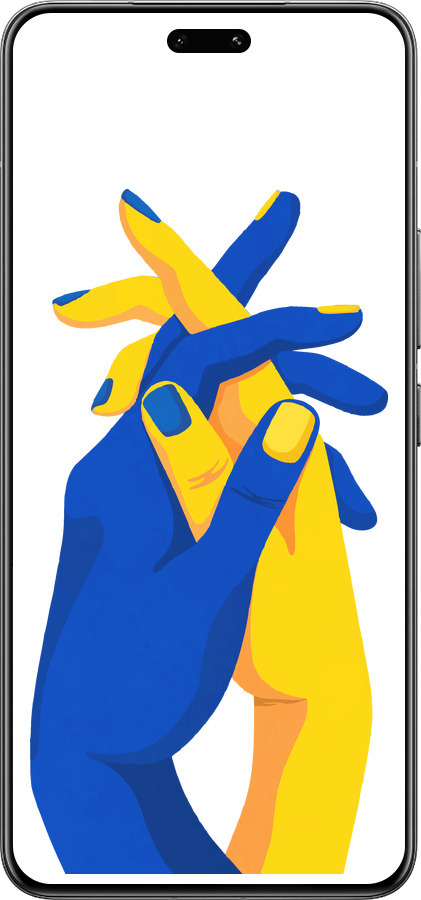 Силиконовый чехол Stand With Ukraine для Xiaomi Civi 4 Pro - 5255u-3682 изображение 