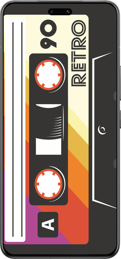 Силиконовый чехол Кассета с90 v4 для Xiaomi Civi 4 Pro - 5532u-3682 изображение 