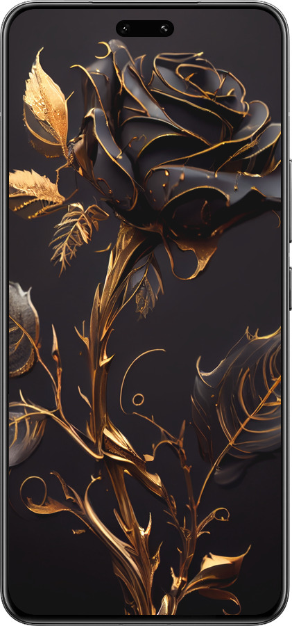 Силиконовый чехол Роза 3 для Xiaomi Civi 4 Pro - 5552u-3682 изображение 