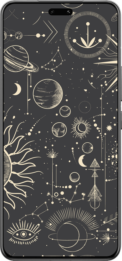 Силіконовий чехол Фаза місяця для Xiaomi Civi 4 Pro - 5605u-3682 изображение 