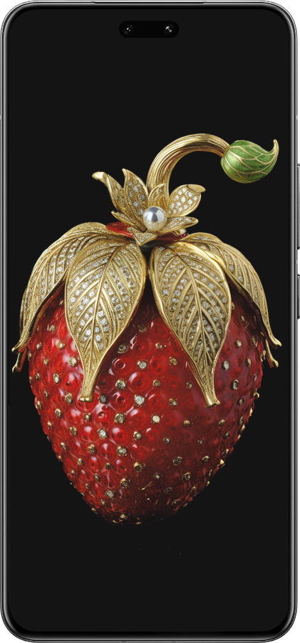 Силиконовый чехол Клубника v3 для Xiaomi Civi 4 Pro - 5638u-3682 изображение 