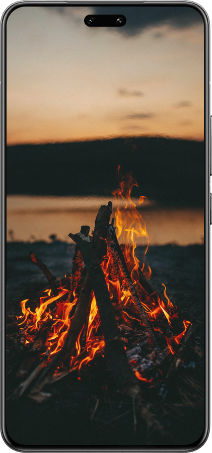 Силиконовый чехол Огонь для Xiaomi Civi 4 Pro - 6021u-3682 изображение 