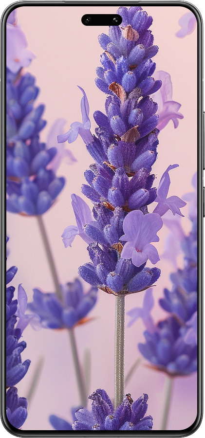 Силіконовий чехол Лаванда для Xiaomi Civi 4 Pro - 6037u-3682 изображение 