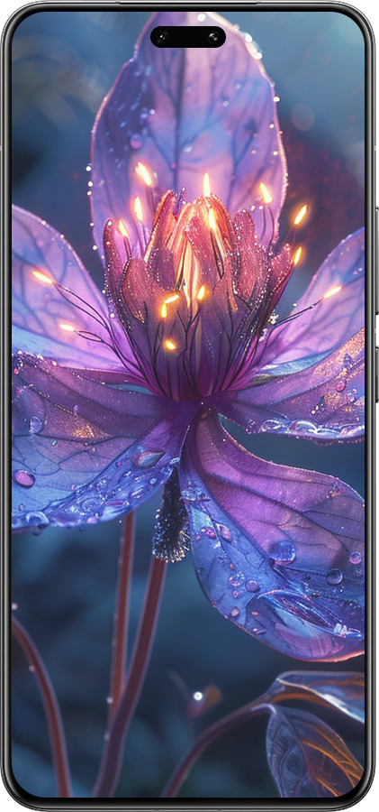 Силиконовый чехол Магический цветок для Xiaomi Civi 4 Pro - 6038u-3682 изображение 