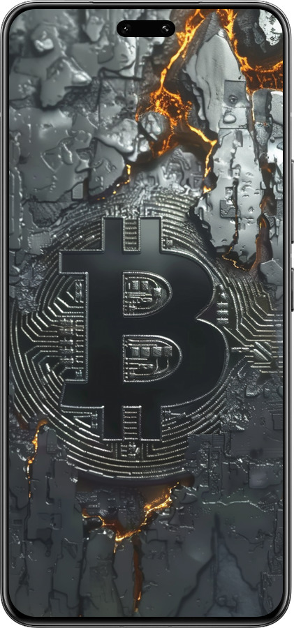 Силиконовый чехол Раскаленный биткойн для Xiaomi Civi 4 Pro - 6091u-3682 изображение 