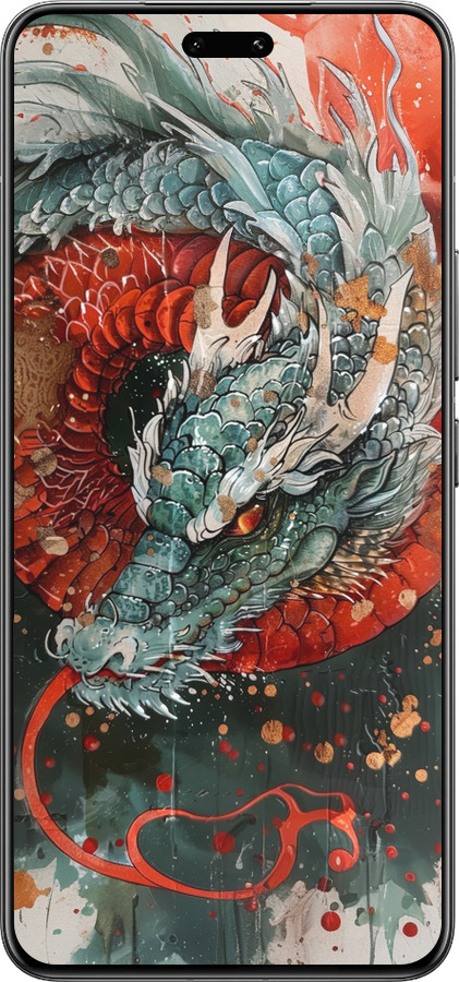 Силиконовый чехол Стихия огня для Xiaomi Civi 4 Pro - 6101u-3682 изображение 