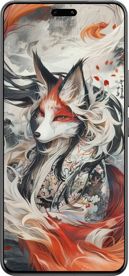 Силиконовый чехол Дух кицунэ' для Xiaomi Civi 4 Pro - 6107u-3682 изображение 