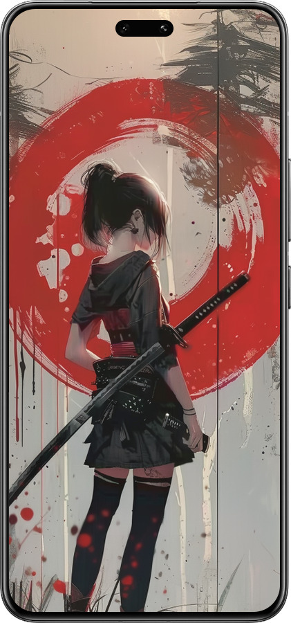 Силиконовый чехол Сумерки воина: Танец с катаной для Xiaomi Civi 4 Pro - 6123u-3682 изображение 