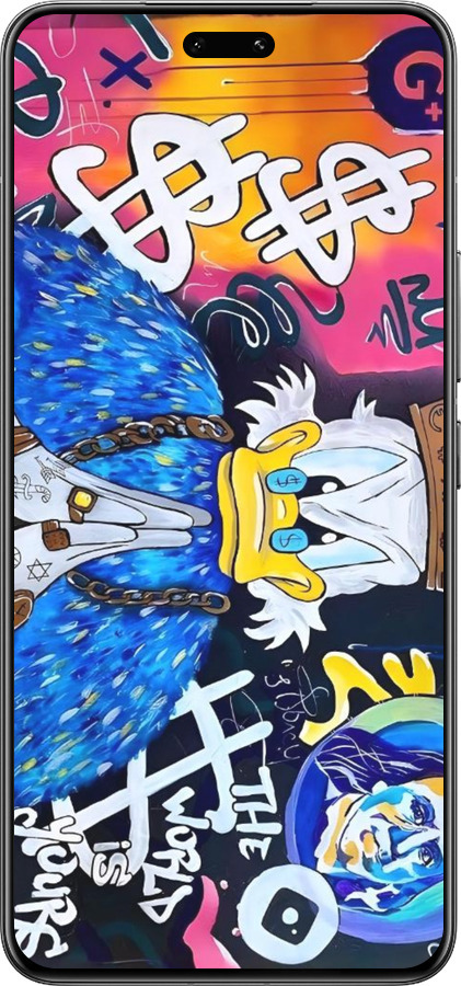 Силиконовый чехол Скрудж 2 для Xiaomi Civi 4 Pro - 6285u-3682 изображение 