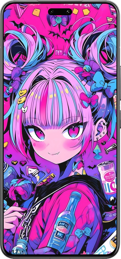 Силиконовый чехол Аниме милаха для Xiaomi Civi 4 Pro - 6314u-3682 изображение 