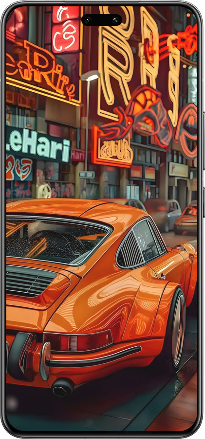 Силиконовый чехол Порше для Xiaomi Civi 4 Pro - 6334u-3682 изображение 