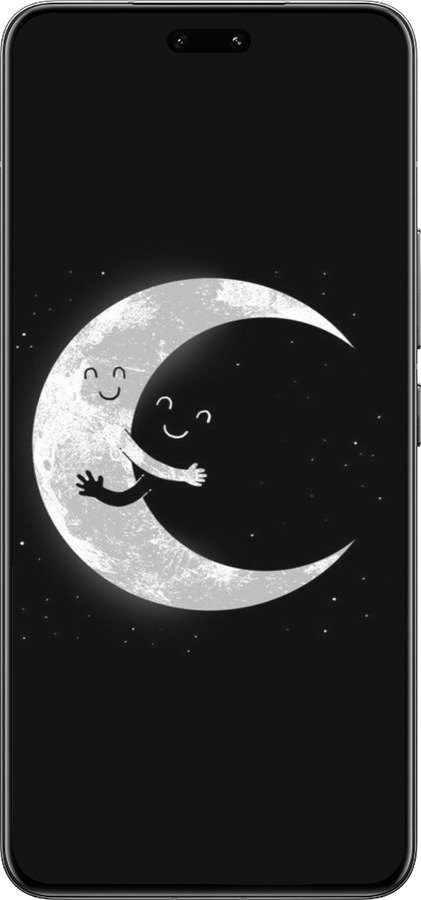 Силиконовый чехол Лунные объятия для Xiaomi Civi 4 Pro - 6508u-3682 изображение 