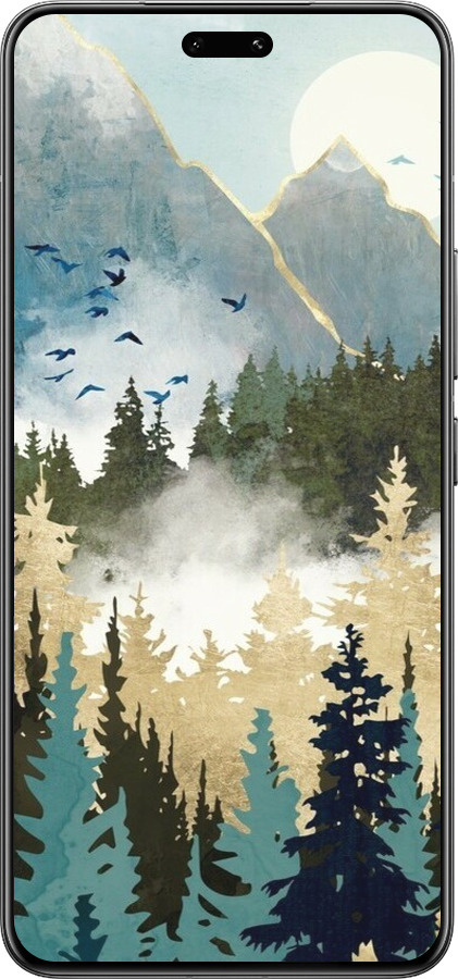 Силиконовый чехол С изображением лесного пейзажа для Xiaomi Civi 4 Pro - 6548u-3682 изображение 