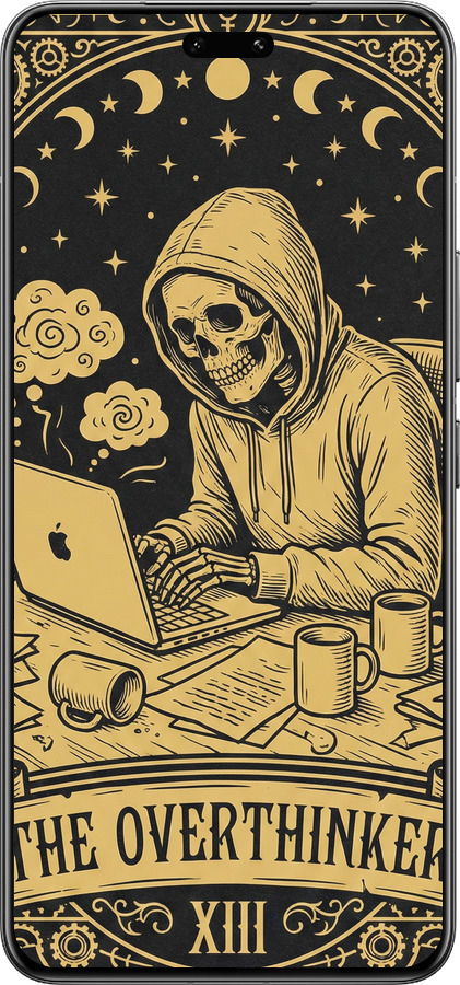 Силиконовый чехол The Overthinker для Xiaomi Civi 4 Pro - 6774u-3682 изображение 