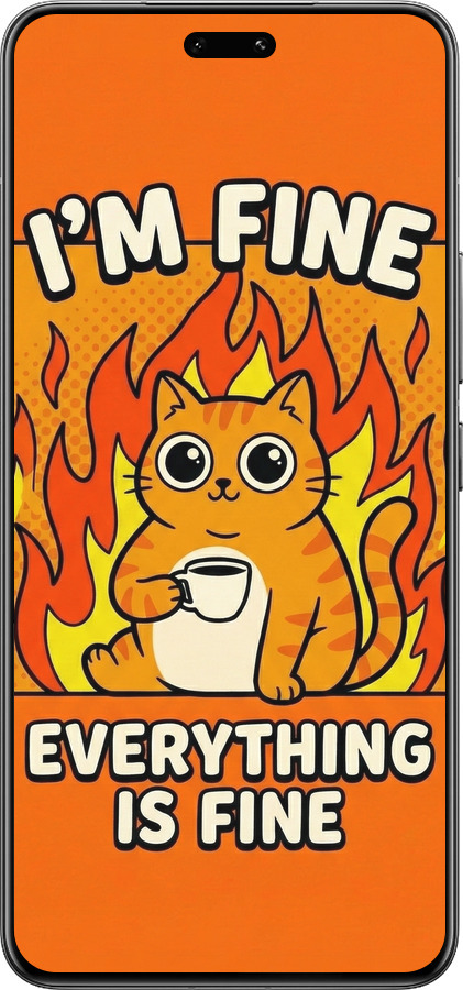 Силиконовый чехол Funny Cat для Xiaomi Civi 4 Pro - 6786u-3682 изображение 