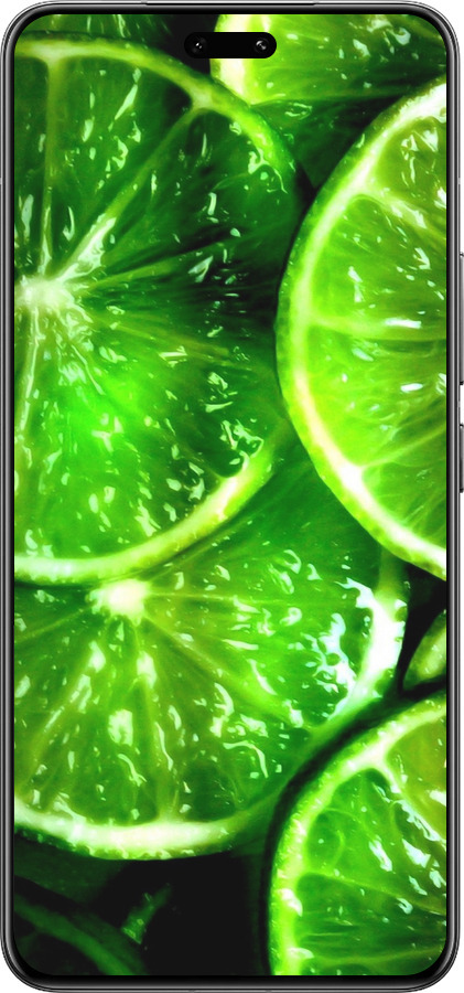 Силиконовый чехол Зелёные дольки лимона для Xiaomi Civi 4 Pro - 852u-3682 изображение 