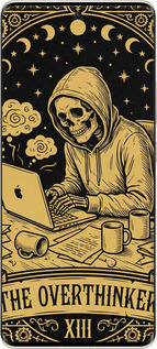 Силиконовый чехол The Overthinker для Xiaomi Civi - 6774u-2491 изображение 