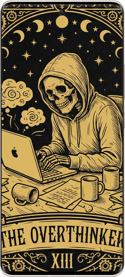 Силиконовый чехол The Overthinker для Xiaomi Civi - 6774u-2491 изображение 