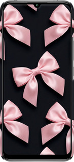 3D пластиковый матовый чехол Coquette Ribbons Dark Coquette для Xiaomi Mi 10 Lite - 6767m-1924 изображение 