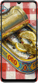 3D пластиковый матовый чехол Vintage Sardine Tin Phone для Xiaomi Mi 10 Lite - 6772m-1924 изображение 