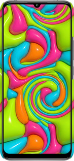 3D пластиковий матовий чехол Y2K Jelly Dream для Xiaomi Mi 10 Lite - 6780m-1924 изображение 