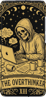 3D пластиковий матовий чехол The Overthinker для Xiaomi Mi 10 Ultra - 6774m-2064 изображение 