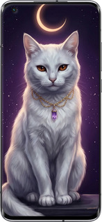 2D пластиковый чехол Mystic White Cat Gothic Dark Purple Gold для Xiaomi Mi 10 Ultra - 6805t-2064 изображение 