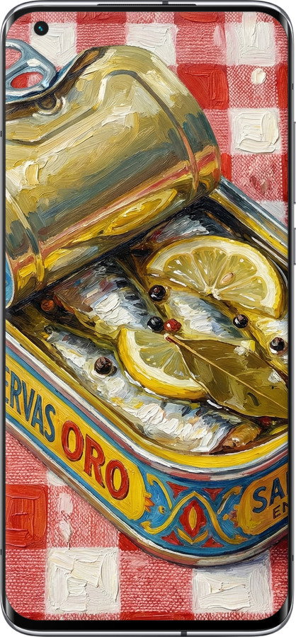 2D пластиковий чехол Vintage Sardine Tin Phone для Xiaomi Mi 10 Ultra - 6772t-2064 изображение 