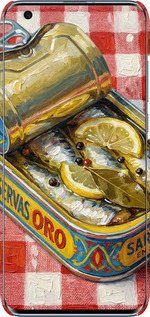 3D пластиковый матовый чехол Vintage Sardine Tin Phone для Xiaomi Mi 10 - 6772m-1860 изображение 