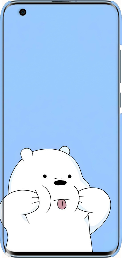 3D пластиковий матовий чехол Милий ведмедик для Xiaomi Mi 10 Pro - 6357m-1870 изображение 