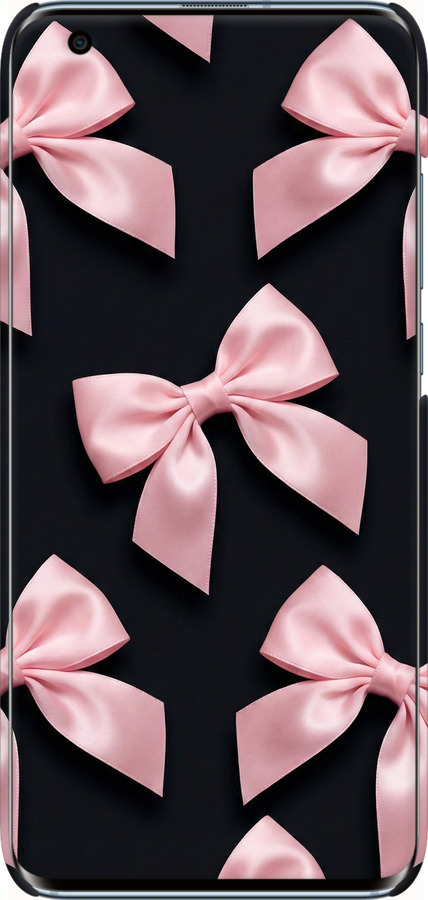 3D пластиковый матовый чехол Coquette Ribbons Dark Coquette для Xiaomi Mi 10 - 6767m-1860 изображение 