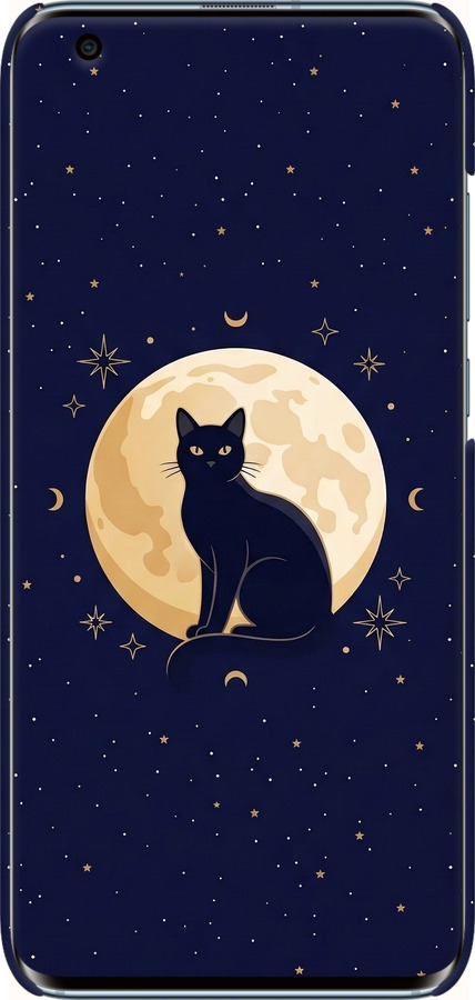 3D пластиковый матовый чехол Cute Cat Celestial/Witchy для Xiaomi Mi 10 Pro - 6787m-1870 изображение 