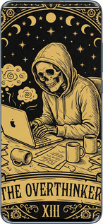 2D пластиковый чехол The Overthinker для Xiaomi Mi 10 - 6774t-1860 изображение 
