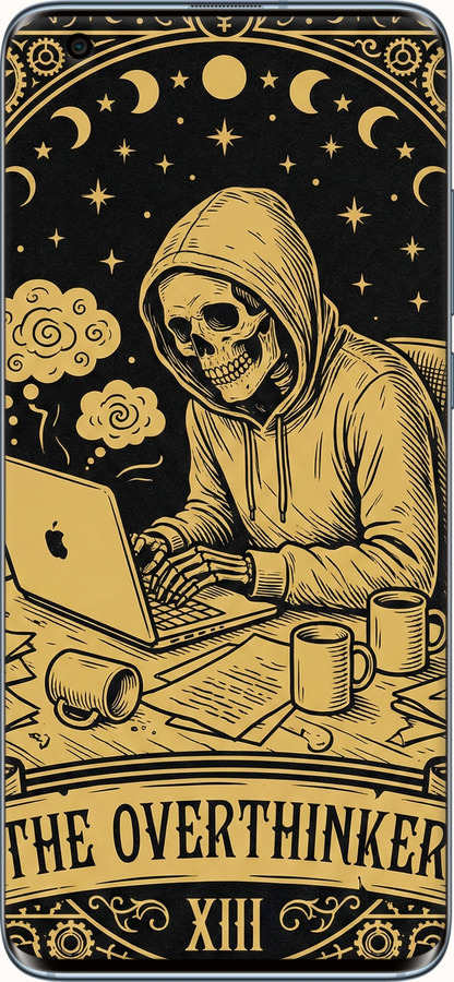 2D пластиковый чехол The Overthinker для Xiaomi Mi 10 - 6774t-1860 изображение 