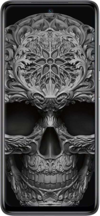 TPU чехол skull-ornament для Xiaomi Mi 10T Lite - 4101b-2097 изображение 